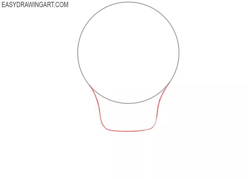 how to draw a light bulb easy step by step