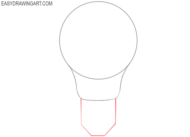 comment dessiner une ampoule électrique étape par étape