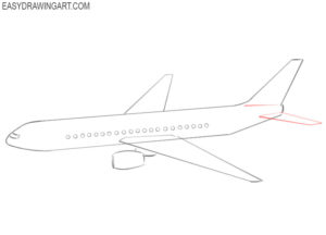 How to Draw an Airplane - Easy Drawing Art