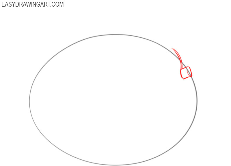 how to draw a mango easy
