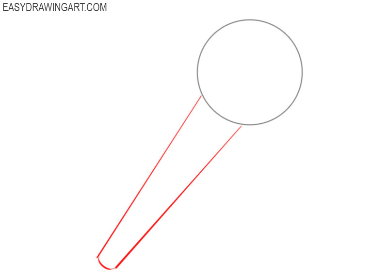 How to draw a microphone easy