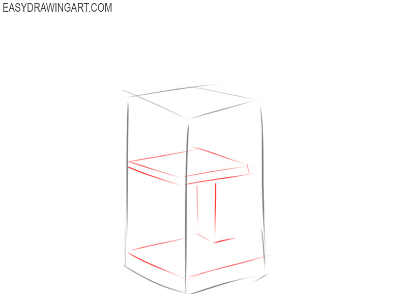 how to draw a microscope easy step by step