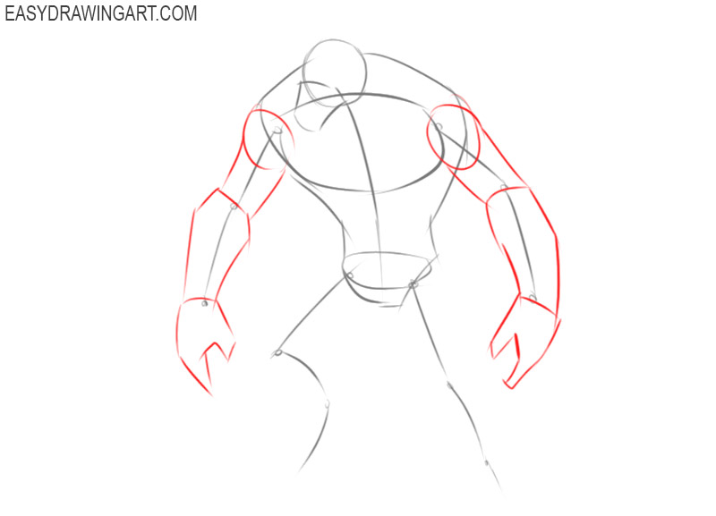 how to draw a basic monster