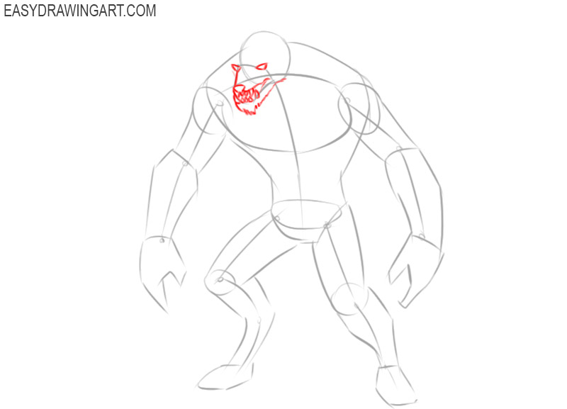 how to draw a cute monster easy