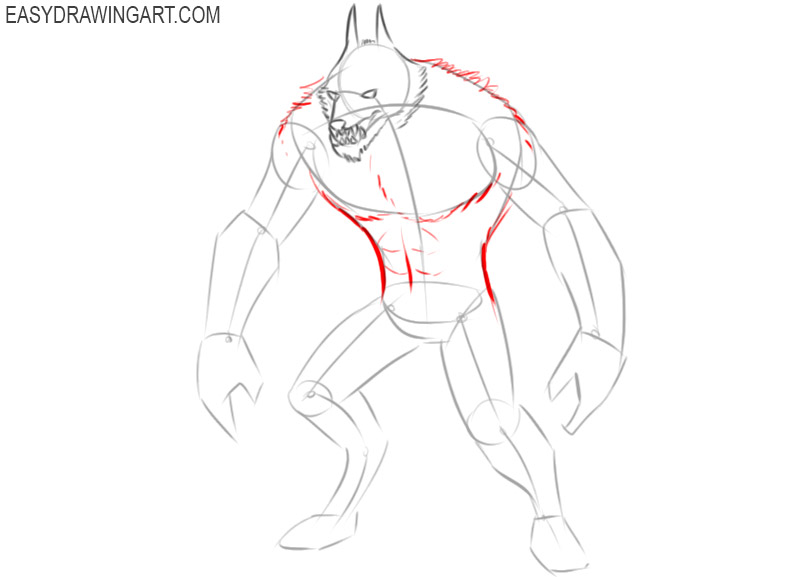 monster drawing easy