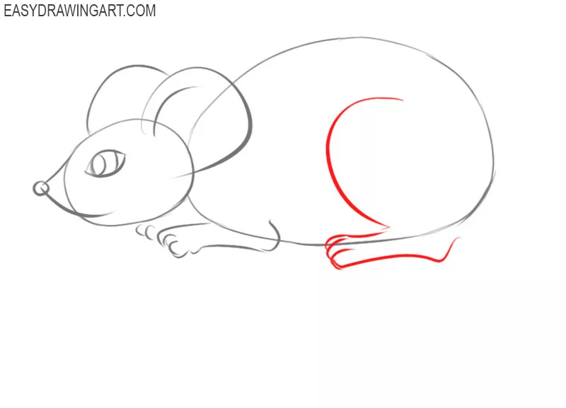 How to Draw a Cute Mouse In Six Steps : Learn To Draw