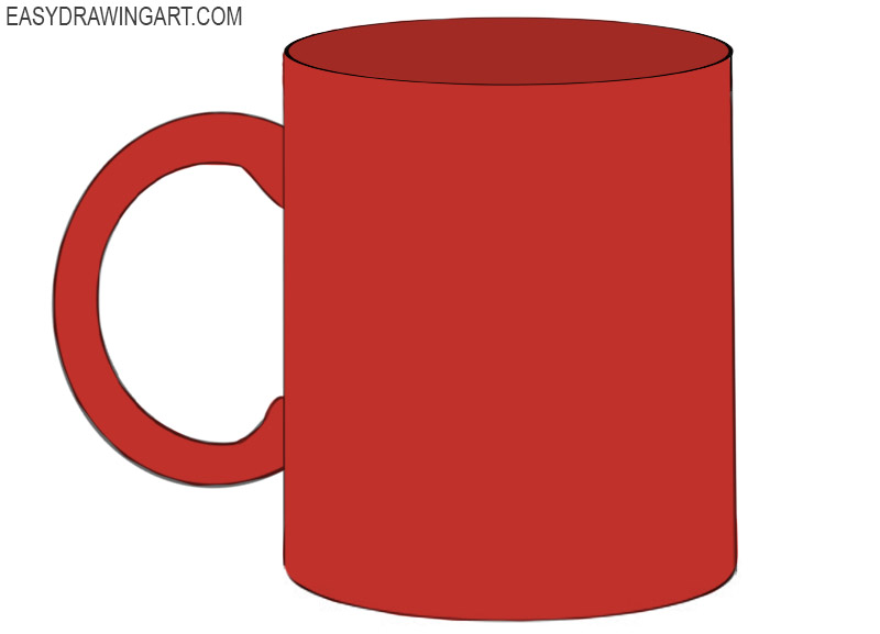 how to draw a mug