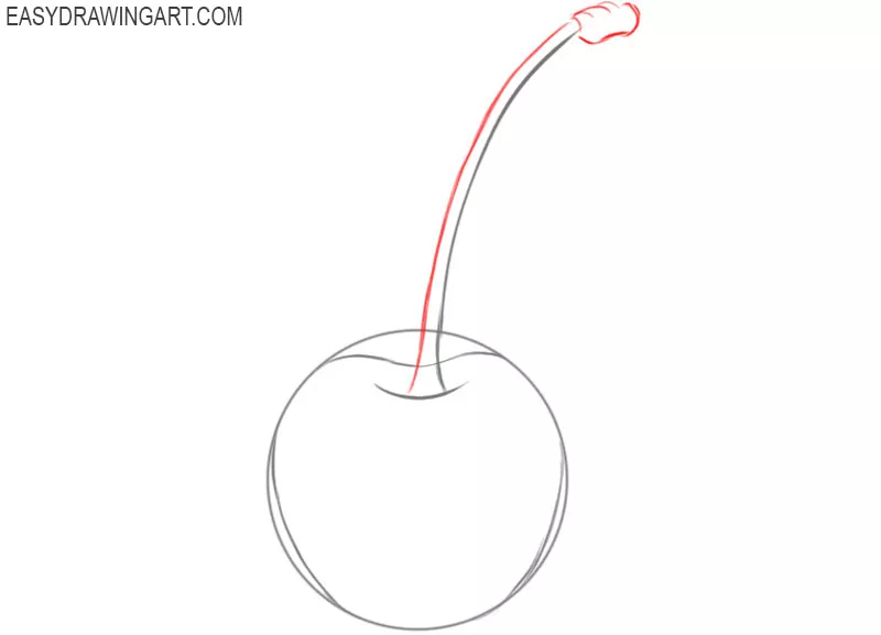 how to draw a nice cherry
