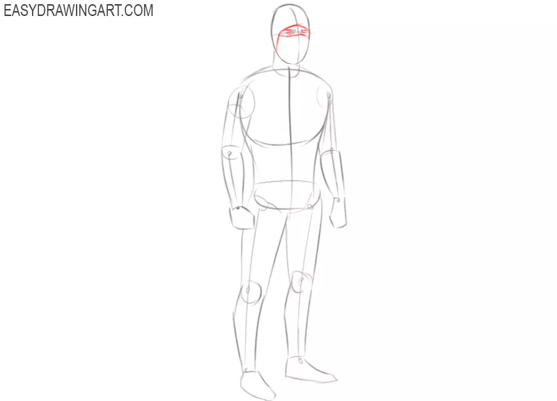 how to draw a cartoon ninja step by step