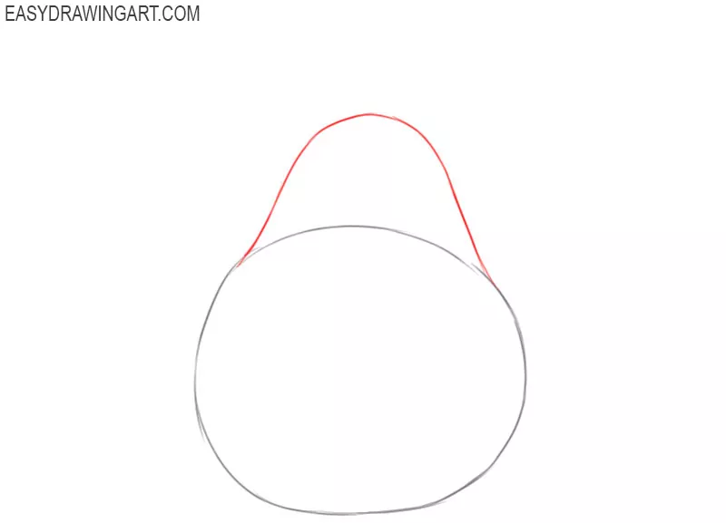 how to draw a pear fruit