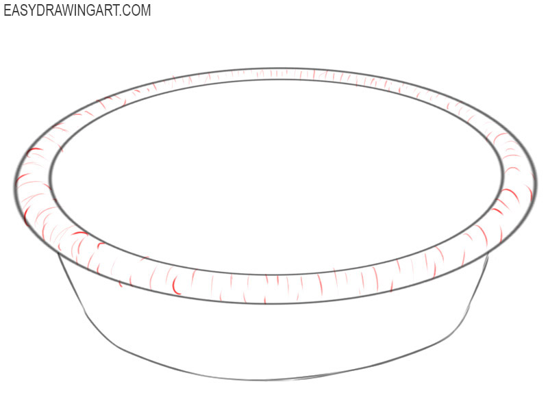 how to draw a apple pie