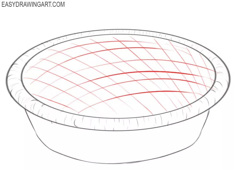 Как легко нарисовать пирог