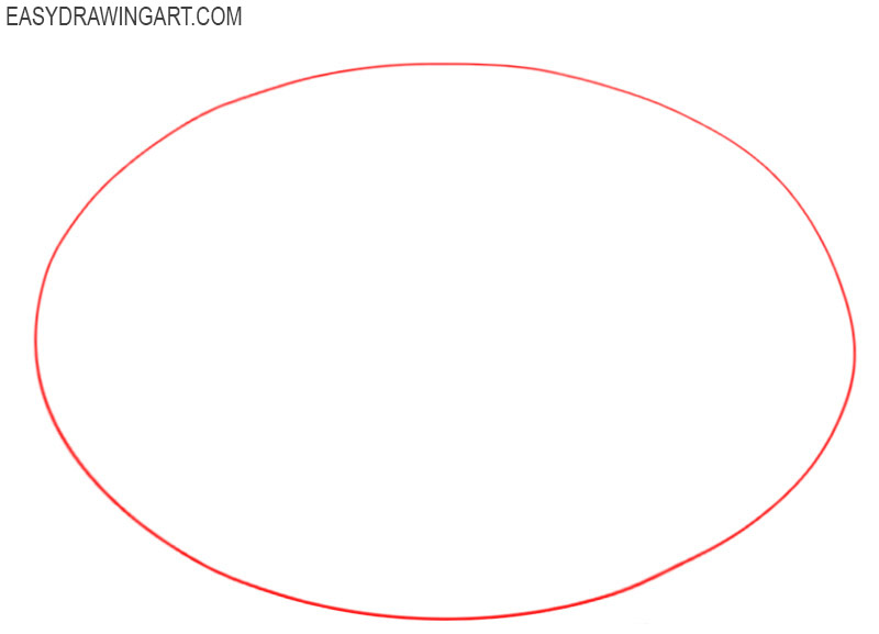 how to draw a pizza easy