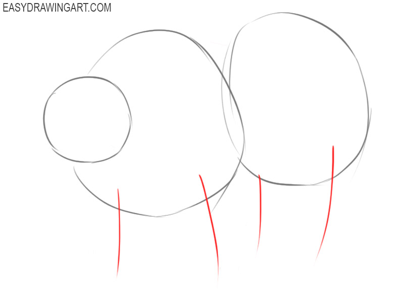 how to draw a polar bear step by step