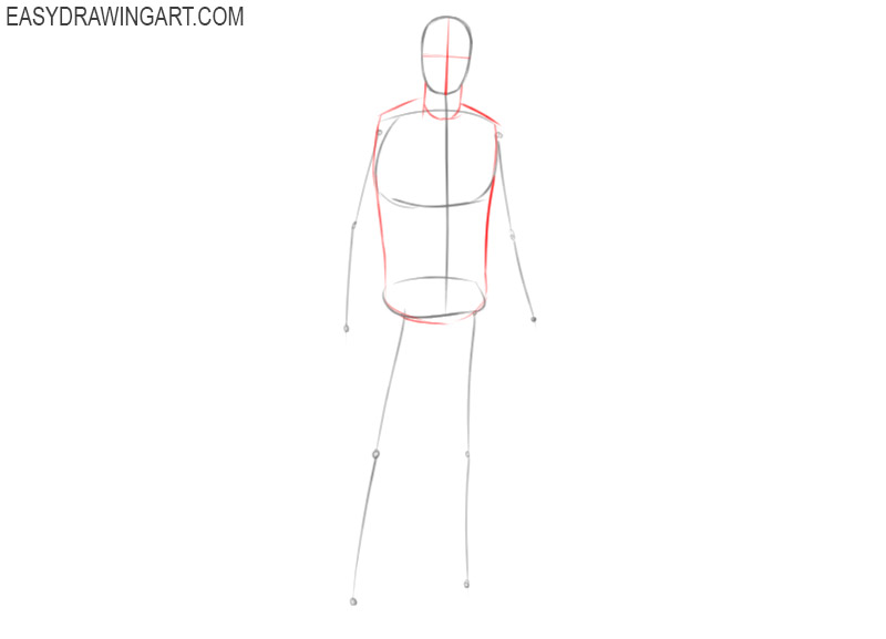 how to draw a police officer step by step