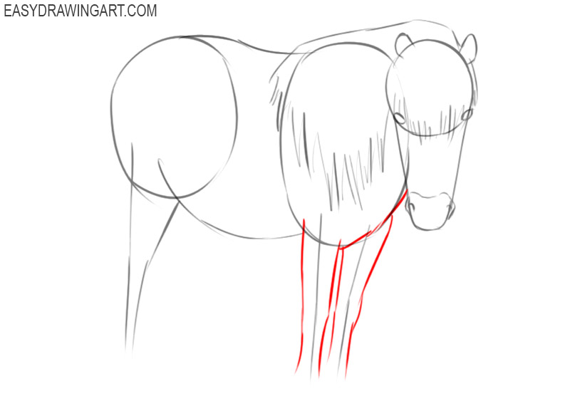 how to draw a pony cartoon