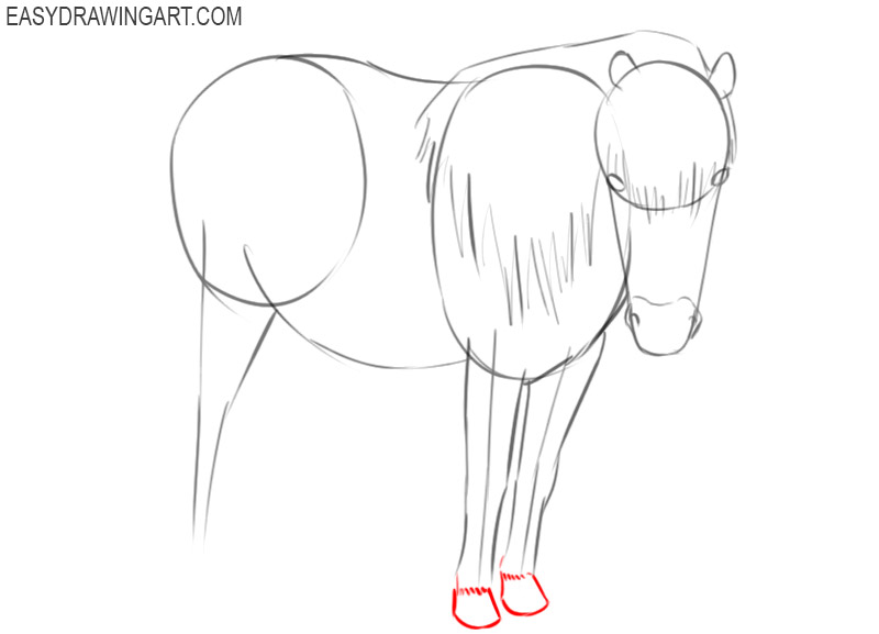 how to draw a cute pony easy
