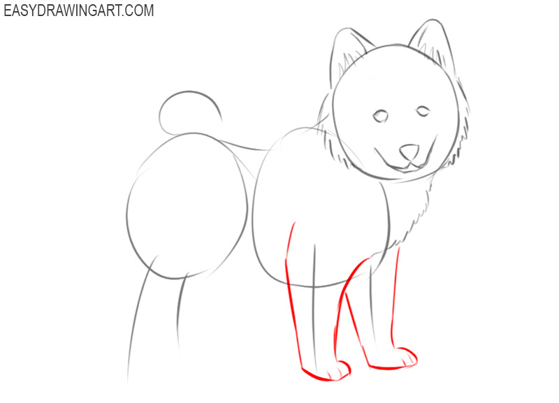 how to draw a puppy cute and easy