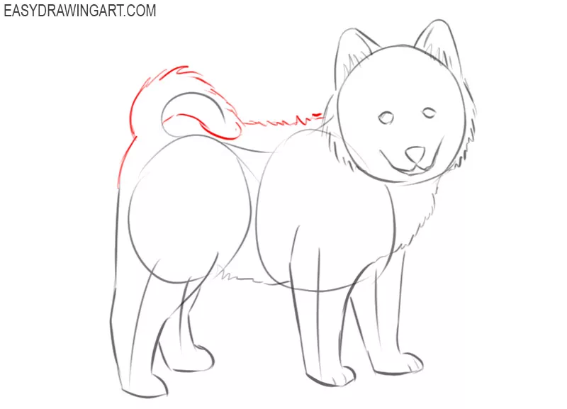 how to draw a puppy easy step by step