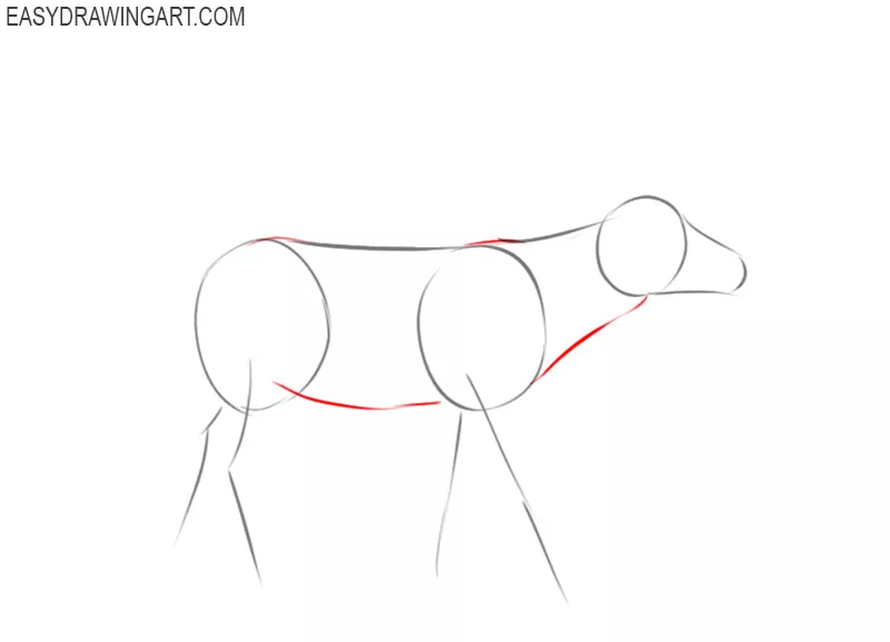 how to draw a reindeer step by step realistic