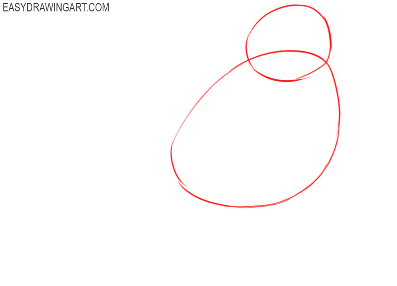 how to draw a robin easy