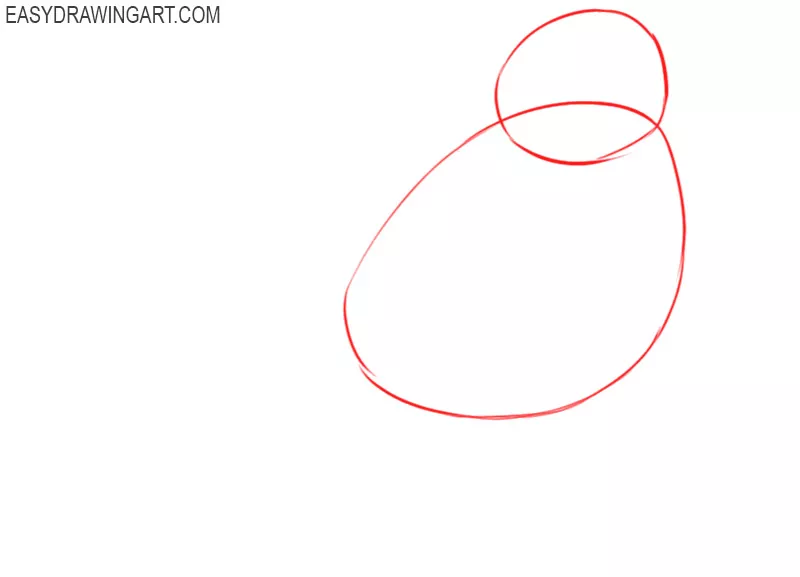 how to draw a robin easy