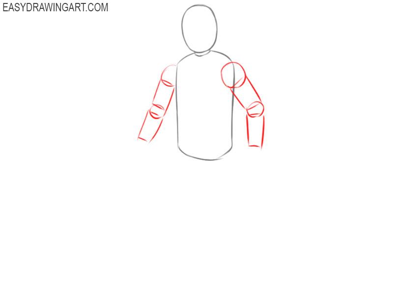 how to draw a basic robot