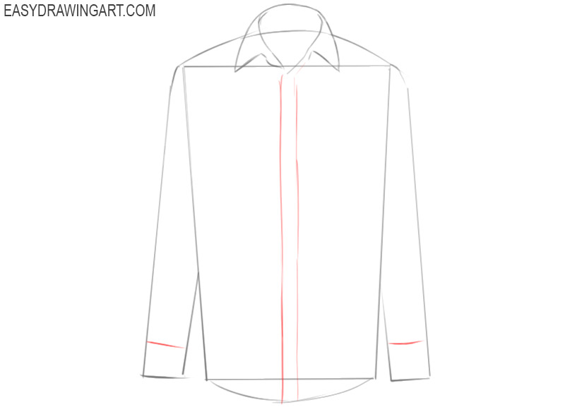 how to draw a cartoon shirt