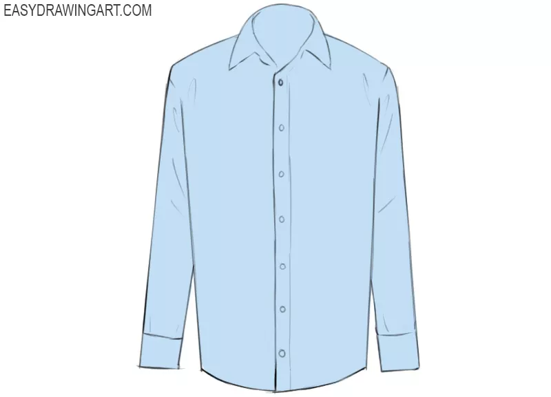 how to draw a shirt