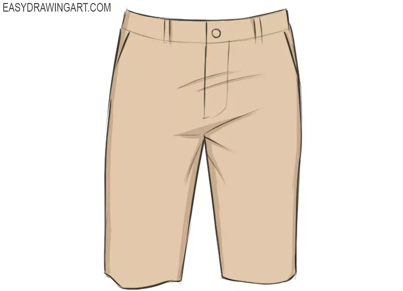 How to Draw Shorts Easy Drawing Art