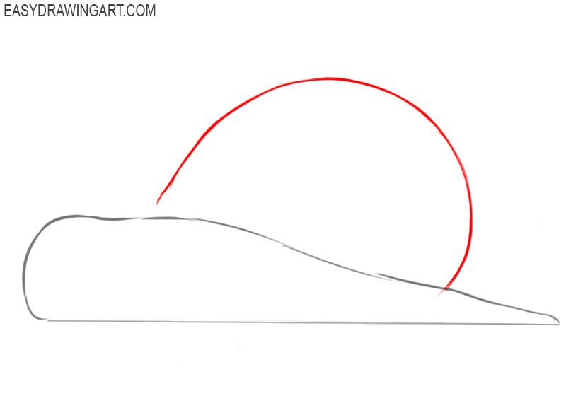 how to draw a snail easy step by step