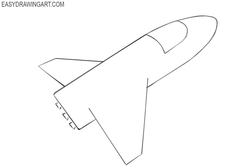 spaceship drawing tutorial