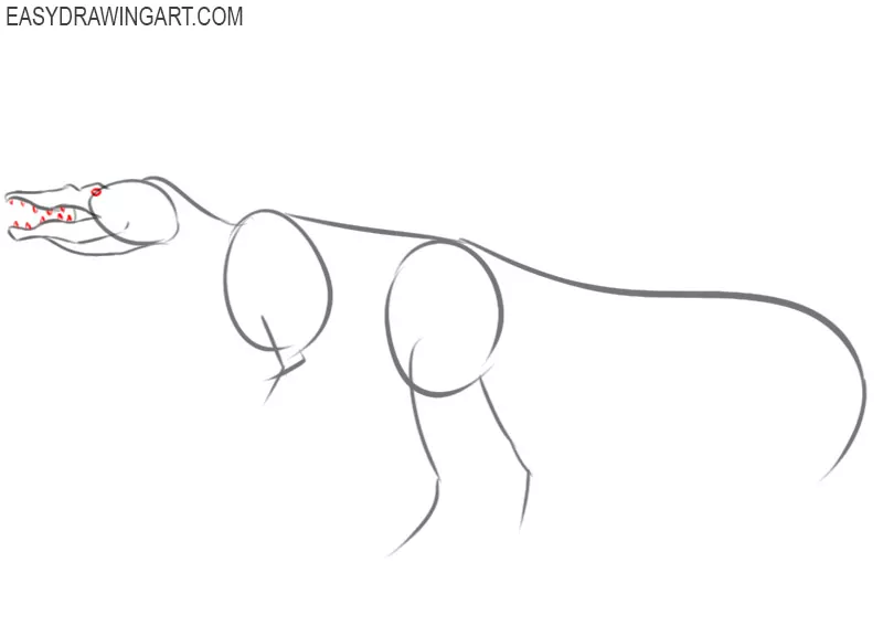 how to draw a spinosaurus easy