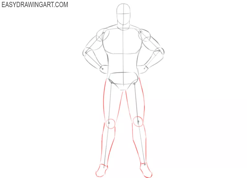 Superhero Drawing  How To Draw A Superhero Step By Step