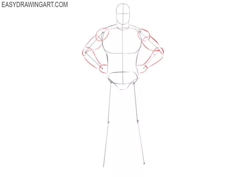 how to draw a superhero by step by step