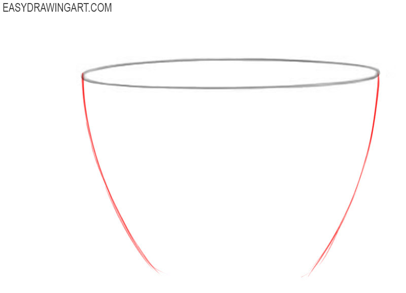 How to depict a cup easy