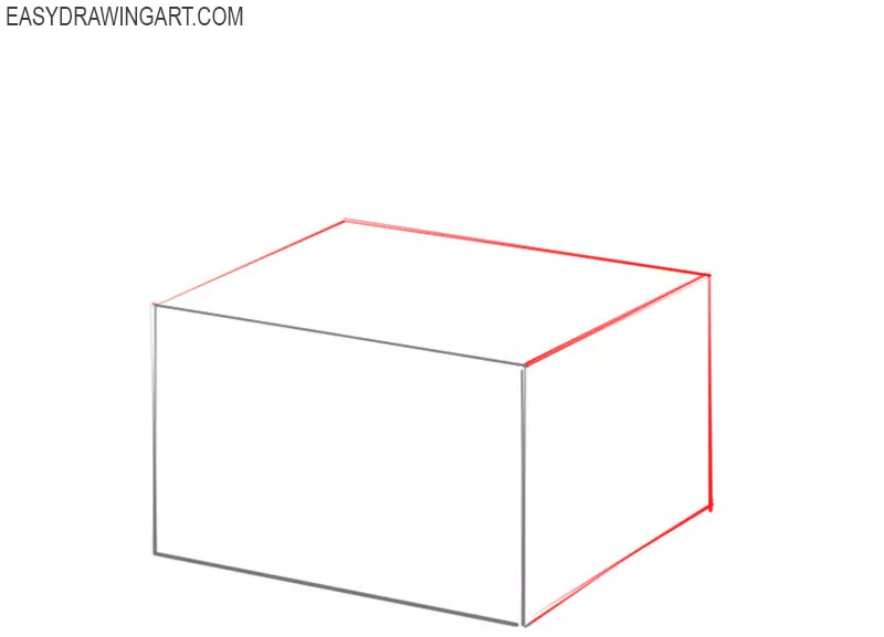 how to draw a treasure chest easy 