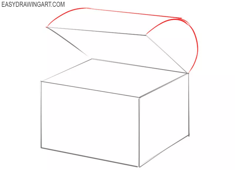 How To Draw A Treasure Chest Easy Drawing Art