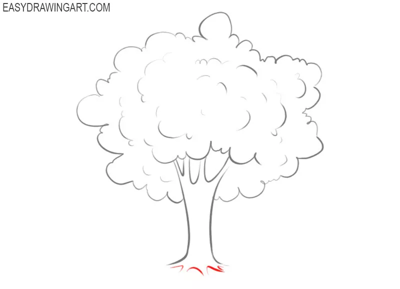 how to draw a tree pic