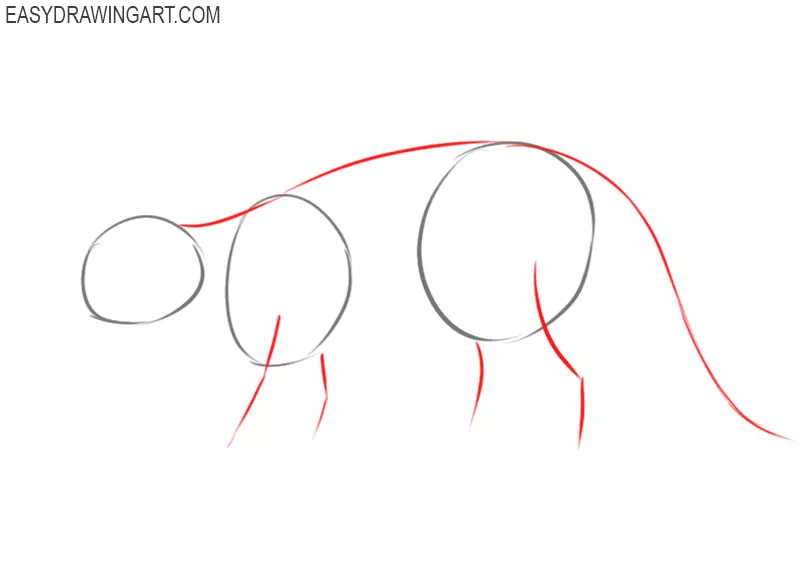 how to draw a triceratops step by step