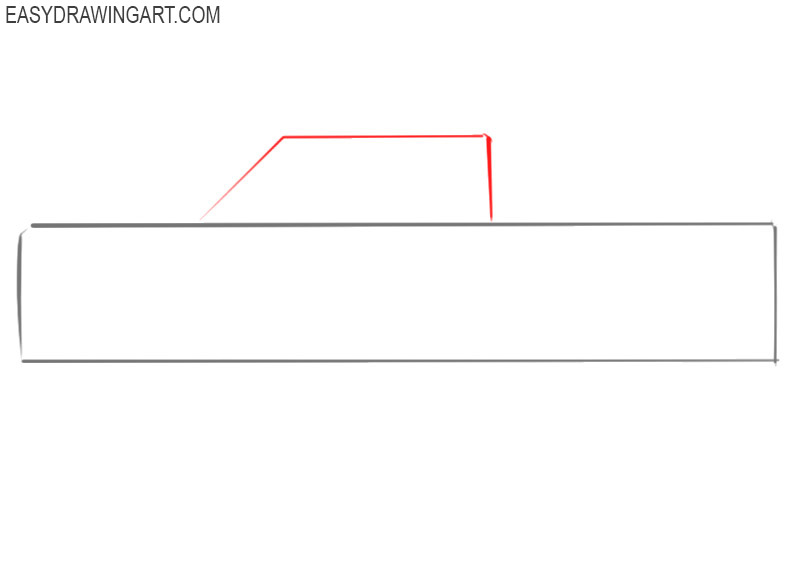how to draw a truck step by step