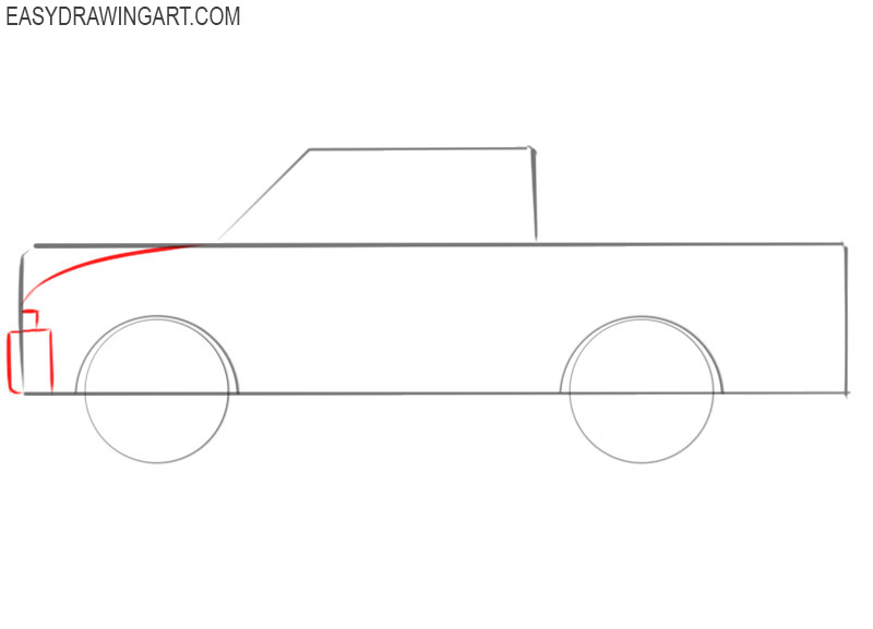 how to draw a truck cartoon