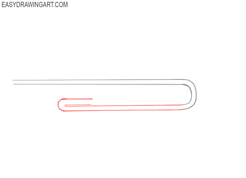how to draw a trumpet step by step easy