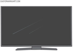 How to draw a TV