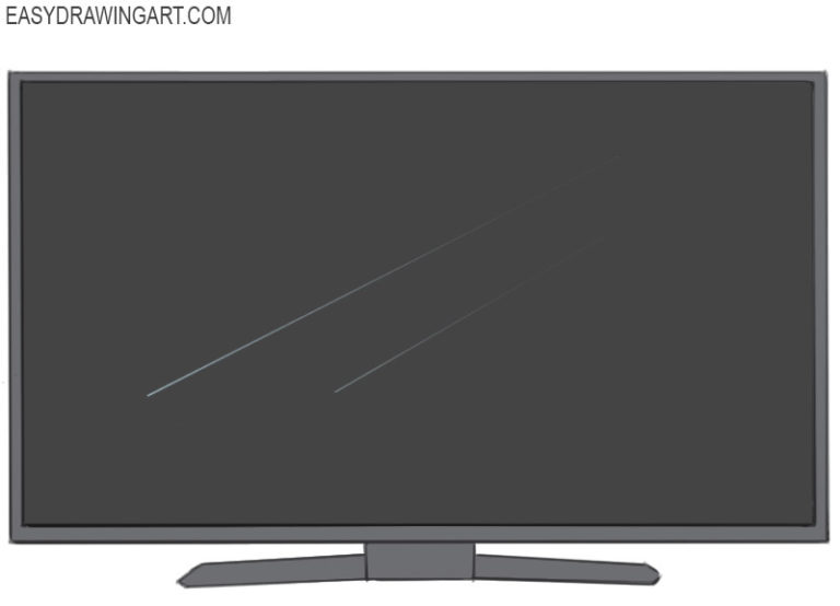 How to draw a TV