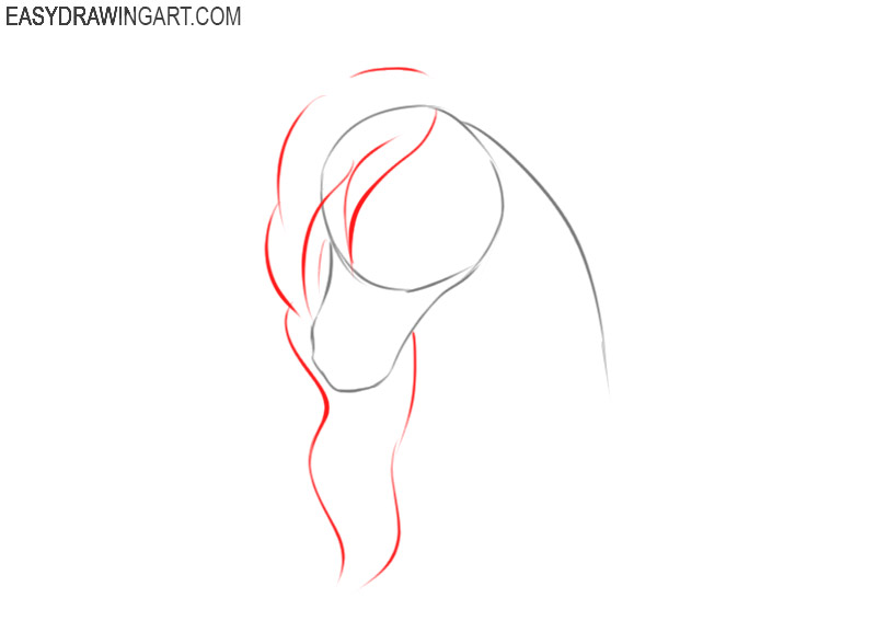 how to draw a unicorn head step by step for beginners
