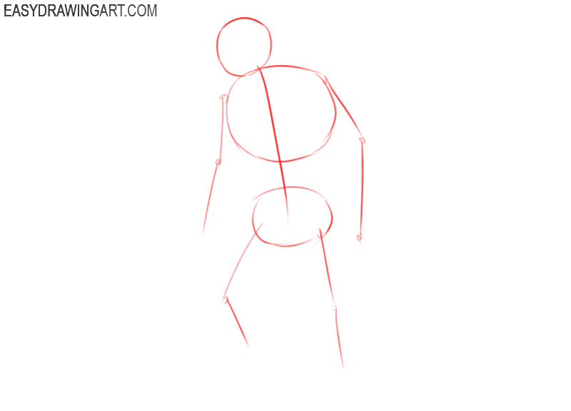 how to draw a werewolf easy