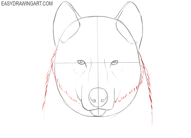 how to draw a cool wolf face