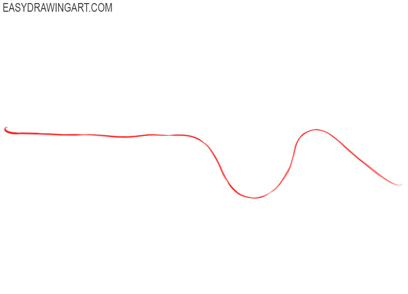 how to draw a worm easy