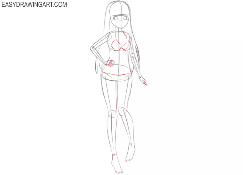 Featured image of post Beginner Easy Anime Drawings Body